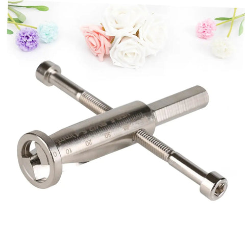 Slick Electrical Wire Stripper And Twisting Drill Adapter Built With Metric Scale for fast insulation peeler and cable twist setup.
