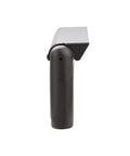 Side view of Linear Adjustable 12V Path And Area Light With Riser And Stem Kit 3000K Warm White Built In LED Black Finish