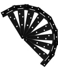 Eight Piece 5 Inch Black Galvanized Weld On Tee Hinges for Exterior Doors Cabinets Sheds and Wooden Boxes Heavy Duty Rust Resistant Hardware
