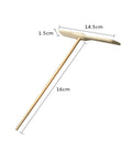 Wooden dragonfly propeller toy with measurements shown, part of Dragonfly Propeller Toys Set For Outdoor Fun, 10 Pack Wooden Flying Dragonflies For Boys And Girls, Lightweight Hand Rub Action, Totally Kid-Friendly, Boosts Motor Skills And Hand-Eye Coordination, Confidence Builder, Portable 14.5 X 16 Cm.
