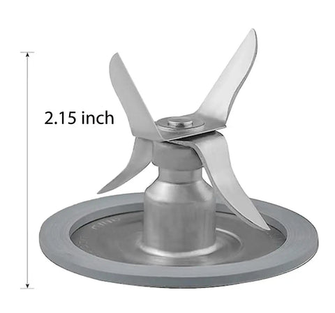 Heavy Duty Blender Ice Blade Replacement For Osterizer And Oster Blenders, Includes 1 Gasket, Premium Stainless Steel, 2.15 inch