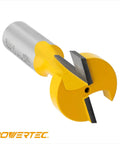 Heavy Duty T Track Router Bits Carbide Tipped Set Of Two With One Half Inch Shank And One And One Sixteenth Inch Diameter for slatwall woodworking