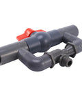 Venturi Fertilization System For Irrigation Equipment 1 Set Plant Orchard Crop Spraying Tube Connector With Easy Fertilizer Injection For Agriculture And Garden Use Go To For Home Gardens And Farms visible with connector tubes and red valve.