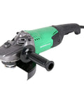 Powerful 7 Inch Angle Grinder With 15 Amp Motor Delivers Up To 2500W For Tough Cutting Grinding And Sanding, green tool design