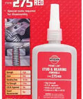 Heavy Duty Red Thread Locking Adhesive For Bolts And Nuts, 36 Ml Squeeze Bottle Pack Of 12, Anaerobic Threadlocker Cures In 24 Hours