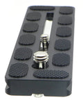 150mm Universal Quick Release Plate With 1/4 And 3/8 Inch Mounting Screws for DSLR cameras, Arca-Swiss compatible CNC machined aluminum.