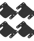 Heavy Duty Sectional Sofa Connectors Set Iron Furniture Joint Snap Brackets for a Rock Solid Stable Couch Connection, black set