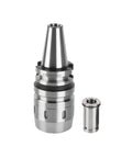 Premium Heavy Duty Cnc Collet Chuck Fixture Compatible With Bt40 And Bt50 Spindles for precision milling, stainless steel construction.