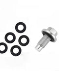 Ditch Those Leaks With This Ultimate 6 Piece Drain Plug Gasket And Oil Seal Kit For Your Ride. Features Zinc Coated Plugs And Durable Rubber Washers To Keep Your Engine Fresh. Perfect Tool For DIY Garage Grinds And Quick Vehicle Maintenance Fixes Without. 12mm x 1.75 zinc drain plug with 5 rubber washers