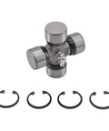 Premium U Joint Cross And Bearing Kit For 35 Series Drivetrain Fix, includes 1.25in caps, 3 ring clips visible.