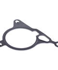 MOTOKU vacuum pump gasket, black rubber with large central bore and three bolt holes
