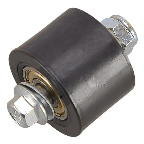 Top Tier Chain Roller Kit Replacement Bearing Bolt Nut Washer For Honda CR125R CR250R CR500R XR250 Models Spec 52158ka3831 Stops Squeaks Ensures Smooth Drivetrain Power And Keeps Your Dirt Bike Rig Rolling Easy On The Trail While Saving Some Cash., black chain roller bearing with bolt and nut for Honda CR/XR dirt bike drivetrain