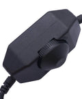 2 Pack DC 12V To 24V Rotary PWM Dimmer Switch For LED Strip Lights showing a close-up of the black dial and connector.