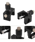 Magnetic Planer Blade Setter And Knife Setting Jig For Precise Depth With Adjustable Vernier Jointer Blades Gauge Dope Woodworking Tool For Accurate Resetting Calibration 2 Pack, black variant shown.