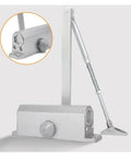 Quiet Close Door Closer With Spring Buffer For All Indoor Doors Easy Install Durable Metal Body No Slam Soft Closing Universal Fit