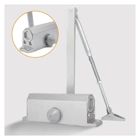 Quiet Close Door Closer With Spring Buffer For All Indoor Doors Easy Install Durable Metal Body No Slam Soft Closing Universal Fit