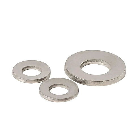 304 Stainless Steel Disc Spring Washers Kit With Conical Belleville Design M3 To M24 Vibration Resistant High Strength Set Includes M16 Four Piece Pack Built Tough For Heavy Duty Assemblies, three washers