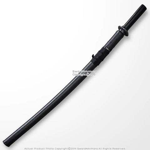 31-Inch Polypropylene Ishime Textured Saya Scabbard for Training Sword Lightweight Durable Tough As Nails Practice Sheath for Safe Draws in Iaido Rain or Shine Kendo Bokken Gear Ideal Match With 39-Inch Black Polypropylene Bokuto