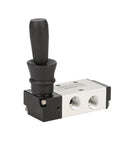 Dope Hand Plate Valve 4H310-10 For Pneumatic Systems Plus Solenoid Reversing Component High Gear Air Tool Parts, featuring a black handle.