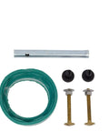 Tank To Bowl 3 Inch Toilet Coupling Connector Kit For Cadet 3 And Cadet Pro Models 4019 4021 4188 With 5/16 Inch Speed Tip Bolts Hex Nuts And Grommets