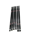 X3 Heavy Duty Radius Rods Upgrade For 72 Inch Models With Powder Coated Black Finish Five Times Stronger Than Stock Machined From Solid T6 Aircraft Aluminum Quality 52100 Chrome Plated Sealed Bearings And Hardware For Easy Installation, black radius rods set