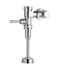 Chrome flush valve part of Flowise 27 Inch Rough-In Toilet With 1.6 Gpf, Manual Flush, Water Saving, High Efficiency, Bone Finish model