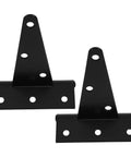 Beefy Heavy Duty Slotted Bearing Hinge For Doors And Gates 4 Inch Extended T Shape Iron With Black Finish Easy Adjustable Angle