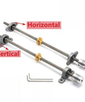 Get Your 3D Printer Kicking With This Epic 2 Piece T8 Lead Screw Vertical And Horizontal Kit Featuring Ultra Smooth Stainless Steel Performance In A Bunch Of Sick Lengths Including 100 200 330 And 350mm For Total Precision And Awesome Printing, T8 lead screw kit with vertical and horizontal mounts, stainless steel