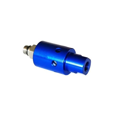 Compact Brass Closed Seal Rotating Union Swivel Joint For Fluid Lines, Low Friction, Fast Response, Built To Last Heavy Duty High Performance Rotary Connector For Tight Spaces And Flexible Hoses, Reliable Sealing And Long Life blue brass swivel joint