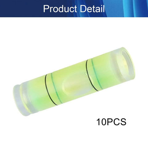 Dead On Precision 10 Pack Small Cylindrical Bubble Spirit Level Vials Set For Heavy Duty PMMA Calibration And Carpenter Leveling With Cabinet Install Reliable House Fixin Jobs Ready To Go
