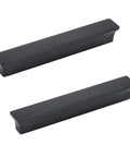 6 Inch Black Matte Cabinet Handles Set For Kitchen Cabinets And Drawers Durable Zinc Alloy Pulls With Thick Plating And Hand Polished Finish
