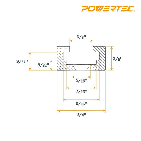 Diagram of 3 Inch T Track Intersection Kit With Predrilled Mounting Holes And Wood Screws 2 Sets Aluminum Universal T Track Accessories