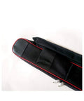 Dual Zip Sword Bag For Dao Jian Sticks, Martial Arts Kendo Kung Fu Case, Durable Oxford Cloth With Twin Compartments, Black Top View