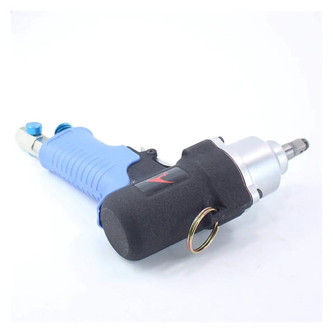 3/8 Inch Mini Pneumatic Wrench Air Impact Tool Straight Shooter with ergonomic handle and reliable twist action, heavy duty design.
