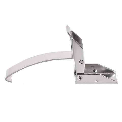 Draw toggle latch, 3.92-inch, SUS304 stainless steel with spring-steel hook.