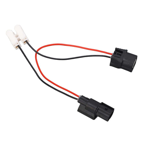 Muzzler Harness Disable Kit For Accord Civic Odyssey Plug And Play Easy Install With Accurate Function Prevent Oil Burn And Premature Catalytic Converter Failure For Peak Engine Performance, black and red wires with connectors