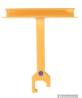 6 Inch Magnetic Cleat Tool For Duct Installation TDC TDF Cleat Magnet with strong magnets and ergonomic grip, yellow finish