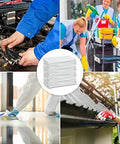 White Shop Towels B Grade Rags 60 Pcs 20x40 Inches for industrial auto garage cleaning and commercial use in various work settings.