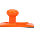 Badass Woodworking Push Block Crafted From Heavy Duty Abs Plastic With An Orange Non Slip Grip Pad for precise control.
