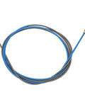 Heavy Duty MIG Wire Supply Tube Compatible With OTC 200A 350A 500A Second Gen Welders Co2 Cold Feed Line Replacement For Tough Job Sites, flexible blue and gray hose.