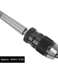 Self Tightening Lathe Drill Chuck 16mm B18 With MT3 Connecting Rod Heavy Duty Taper Fixture for lathe milling machine