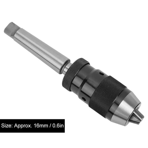 Self Tightening Lathe Drill Chuck 16mm B18 With MT3 Connecting Rod Heavy Duty Taper Fixture for lathe milling machine