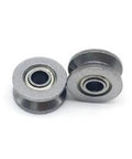 Heavy Duty V624ZZ 4x13x6mm V Groove Carbon Steel Deep Groove Ball Bearing 10 Pack for Trace Walking Guide Rails