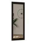 Mirror Slab Door 24x80 One Side French Interior Pocket Barn Door Solid Wood Paintable Black Pre Finished Panel for Living Room