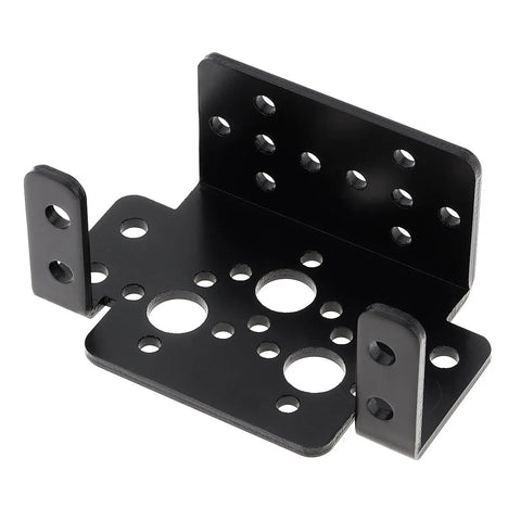 DiGiYes servo pan-tilt mount bracket, aluminum alloy, black, for MG995/MG996R