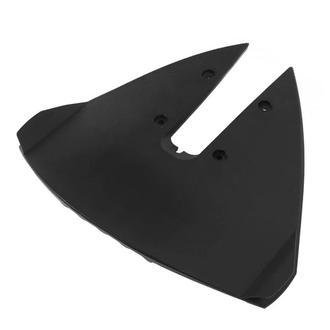 Black Outboard Hydrofoil Dorsal Fin Stabilizer for 15-300 HP Boats, made from ABS, reduces drag for smooth handling