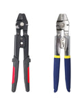 Heavy Duty Stainless Steel Crimping Pliers For Wire Rope And Heat Shrink Connectors, featuring ergonomic grips for cable work.