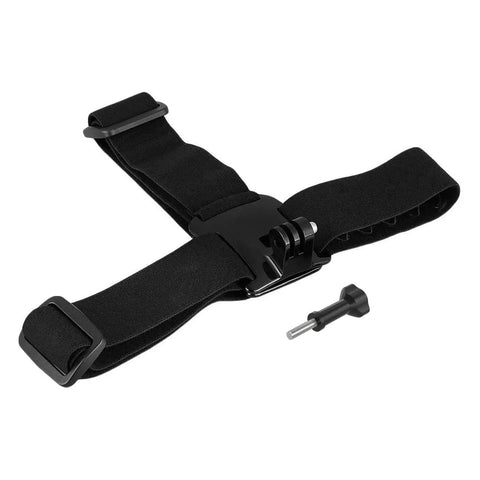 Head Strap Mount For Action Cameras Adjustable Helmet Mount For GoPro Hero 13 Through 1 Fusion And Osmo Action Easy Thumb Screw Setup