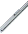 Top Tier Rose Red Guide Type Pneumatic Rodless Cylinder And Straight Stroke Actuator with aluminum frame for precise automation.