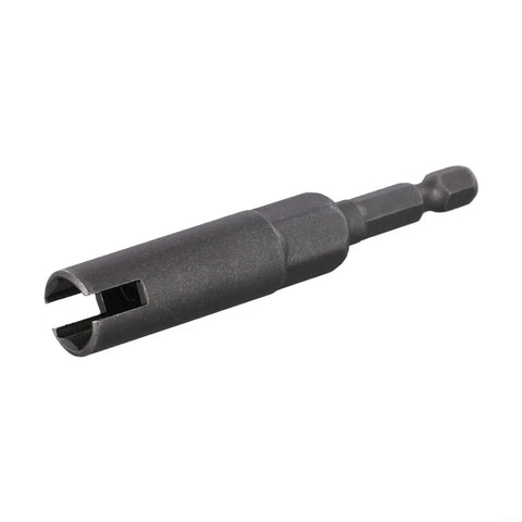 Butterfly Nut Socket Set, 4 Piece Wing Bolt Panel Fastener Driver Bits shown in black chrome vanadium steel.